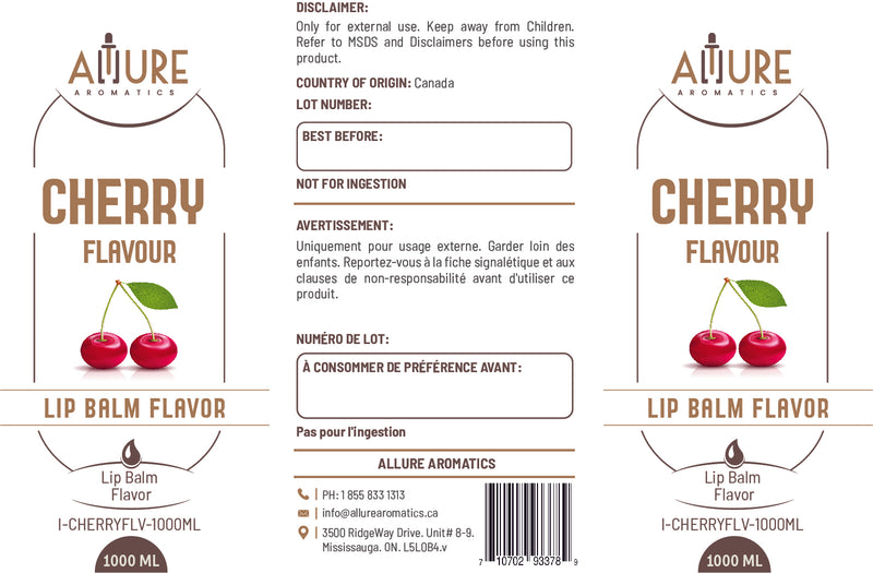 Cherry Flavor for Lip Balm